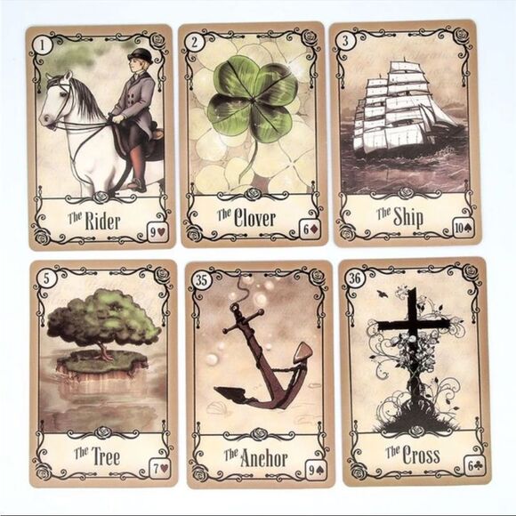 Under The Roses Lenormand Oracle Deck Cards - Picture 3 of 4